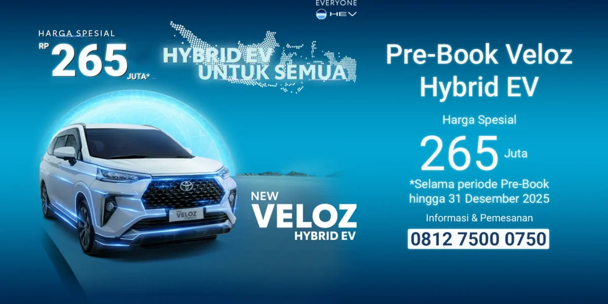 Pre-Book Veloz Hybrid EV Kota Batam