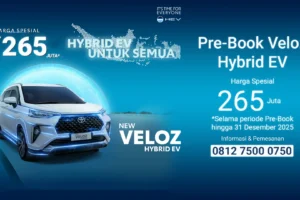 Prebook Veloz Hybrid EV Kota Batam